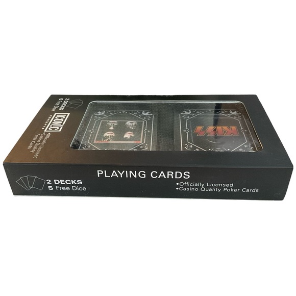 NWT Kiss Logo Double Deck of Playing Cards and Dice - Picture 6 of 7